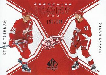 #146 Steve Yzerman / Dylan Larkin - Detroit Red Wings - 2018-19 SP Authentic Hockey