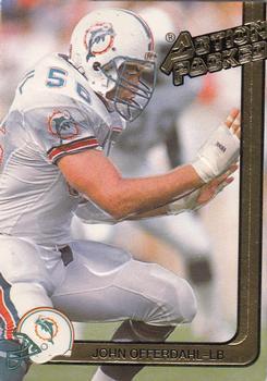 #146 John Offerdahl - Miami Dolphins - 1991 Action Packed Football