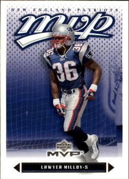 #146 Lawyer Milloy - New England Patriots - 2003 Upper Deck MVP Football