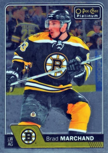 #146 Brad Marchand - Boston Bruins - 2016-17 O-Pee-Chee Platinum Hockey