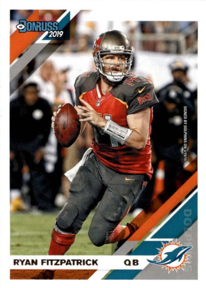 #146 Ryan Fitzpatrick - Miami Dolphins - 2019 Donruss Football