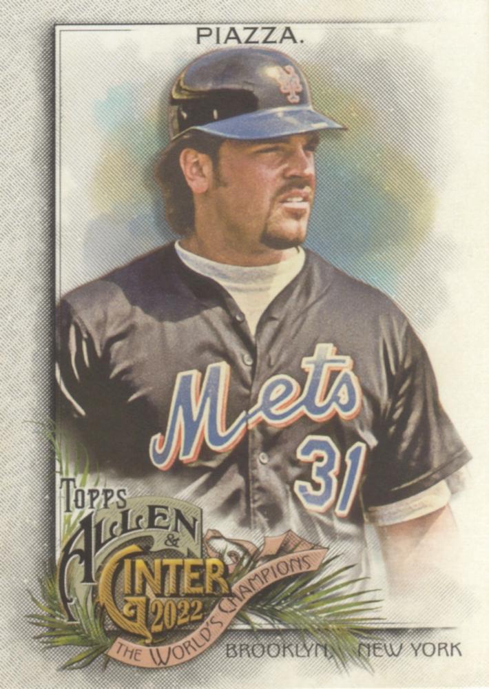 #147 Mike Piazza - New York Mets - 2022 Topps Allen & Ginter Baseball