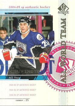 #147 Joe Nieuwendyk - Toronto Maple Leafs - 2004-05 SP Authentic Hockey