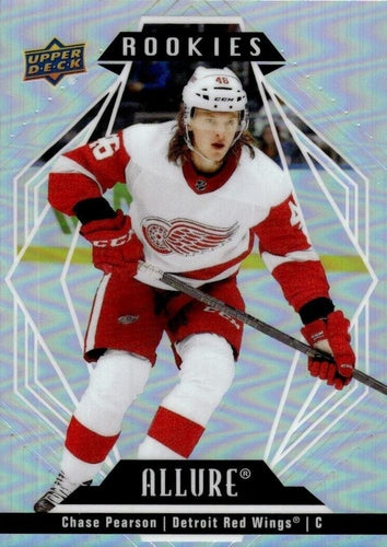 #147 Chase Pearson - Detroit Red Wings - 2022-23 Upper Deck Allure Hockey