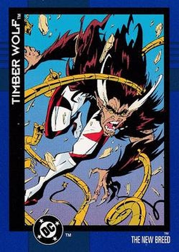 #147 Timber Wolf - 1993 SkyBox DC Cosmic Teams