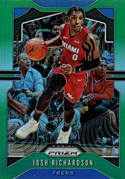 #147 Josh Richardson UER - Philadelphia 76ers - 2019-20 Panini Prizm - Prizms Green Basketball