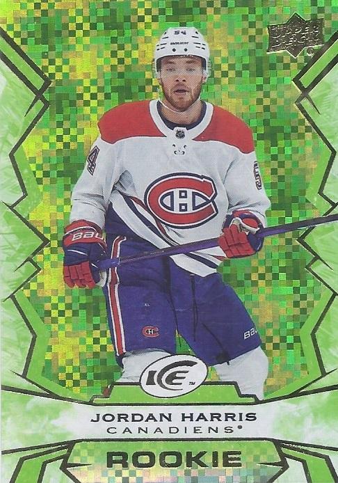 #147 Jordan Harris - Montreal Canadiens - 2022-23 Upper Deck Ice - Green Hockey