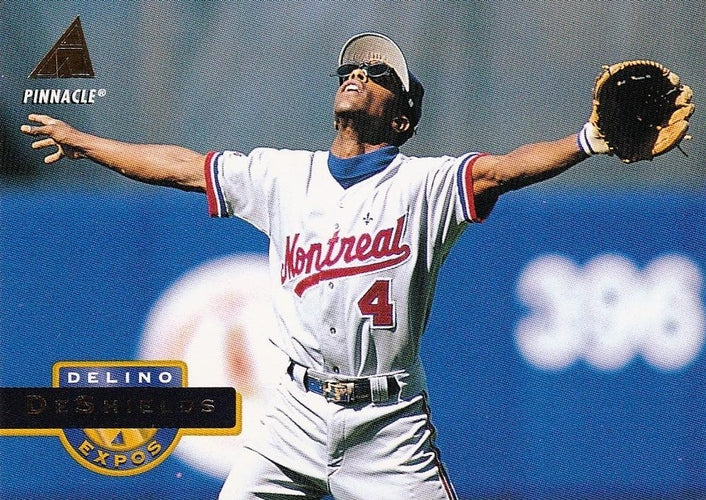 #147 Delino DeShields - Montreal Expos - 1994 Pinnacle Baseball