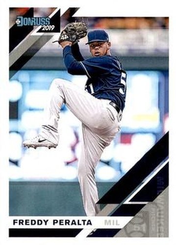 #147 Freddy Peralta - Milwaukee Brewers - 2019 Donruss Baseball