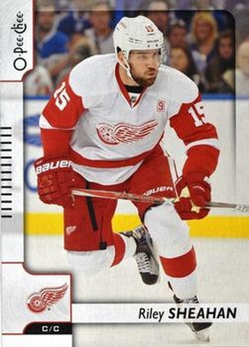#147 Riley Sheahan - Detroit Red Wings - 2017-18 O-Pee-Chee Hockey