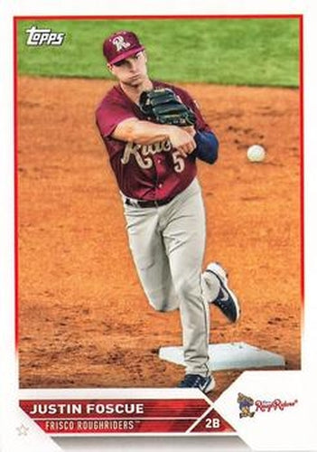 #PD-147 Justin Foscue - Frisco RoughRiders - 2023 Topps Pro Debut Baseball