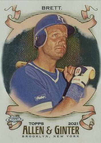 #147 George Brett - Kansas City Royals - 2021 Topps Allen & Ginter Chrome Baseball
