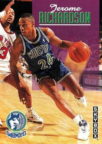 #147 Jerome Richardson - Minnesota Timberwolves - 1992-93 SkyBox Basketball