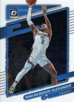 #147 Shai Gilgeous-Alexander - Oklahoma City Thunder - 2021-22 Donruss Optic Basketball