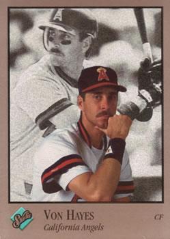 #147 Von Hayes - California Angels - 1992 Studio Baseball