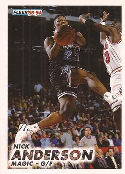 #147 Nick Anderson - Orlando Magic - 1993-94 Fleer Basketball