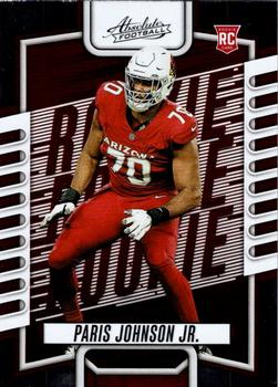 #147 Paris Johnson Jr. - Arizona Cardinals - 2023 Panini Absolute Football