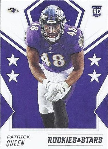 #147 Patrick Queen - Baltimore Ravens - 2020 Panini Rookies & Stars Football