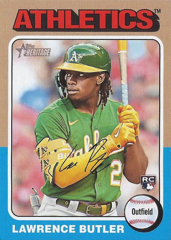 #148 Lawrence Butler - Oakland Athletics - 2024 Topps Heritage Baseball