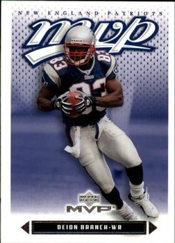 #148 Deion Branch - New England Patriots - 2003 Upper Deck MVP Football
