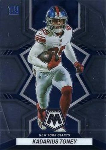 #148 Kadarius Toney - New York Giants - 2022 Panini Mosaic Football