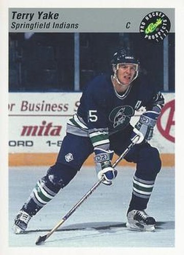 #148 Terry Yake - Springfield Indians - 1993 Classic Pro Prospects Hockey