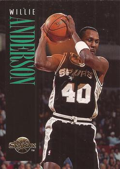 #148 Willie Anderson - San Antonio Spurs - 1994-95 SkyBox Premium Basketball