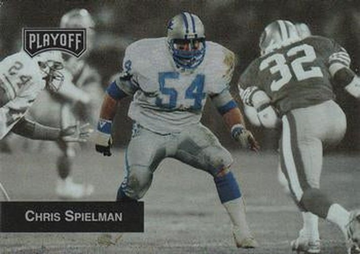 #148 Chris Spielman - Detroit Lions - 1993 Playoff Football