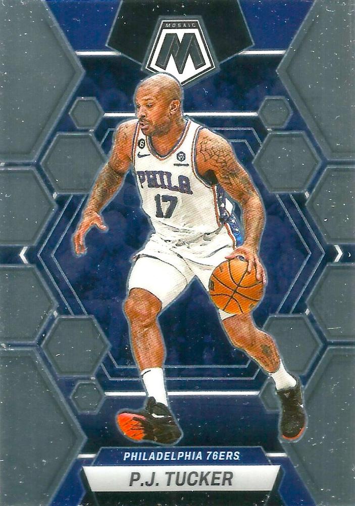 #148 P.J. Tucker - Philadelphia 76ers - 2022-23 Panini Mosaic Basketball