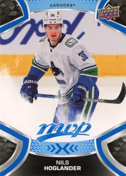 #148 Nils Hoglander - Vancouver Canucks - 2021-22 Upper Deck MVP - Blue Hockey