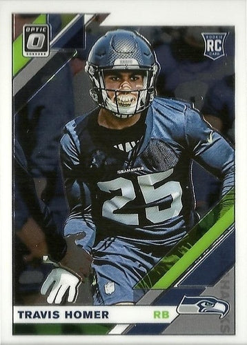 #148 Travis Homer - Seattle Seahawks - 2019 Donruss Optic Football