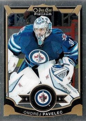 #149 Ondrej Pavelec - Winnipeg Jets - 2015-16 O-Pee-Chee Platinum Hockey