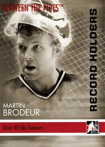 #149 Martin Brodeur - New Jersey Devils - 2006-07 In The Game Between The Pipes Hockey
