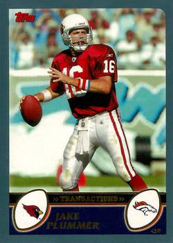 #149 Jake Plummer - Denver Broncos - 2003 Topps Football