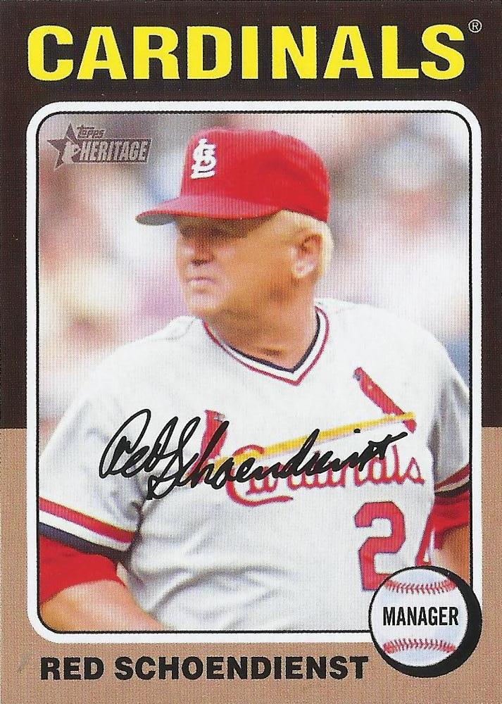 #149 Red Schoendienst - St. Louis Cardinals - 2024 Topps Heritage Baseball