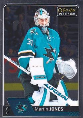 #149 Martin Jones - San Jose Sharks - 2016-17 O-Pee-Chee Platinum Hockey