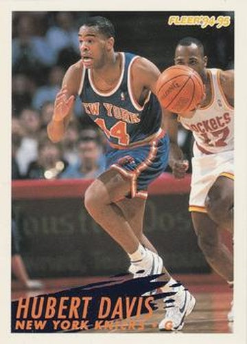 #149 Hubert Davis - New York Knicks - 1994-95 Fleer Basketball