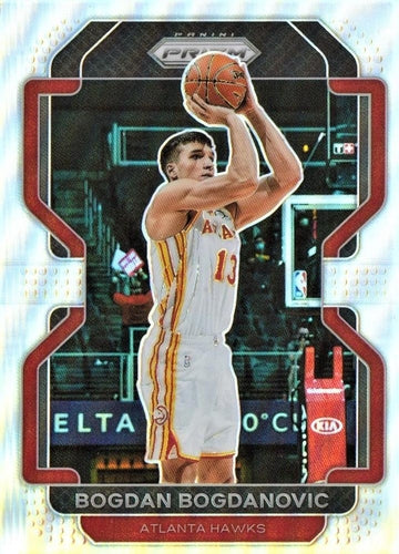 #149 Bogdan Bogdanovic - Atlanta Hawks - 2021-22 Panini Prizm - Silver Basketball
