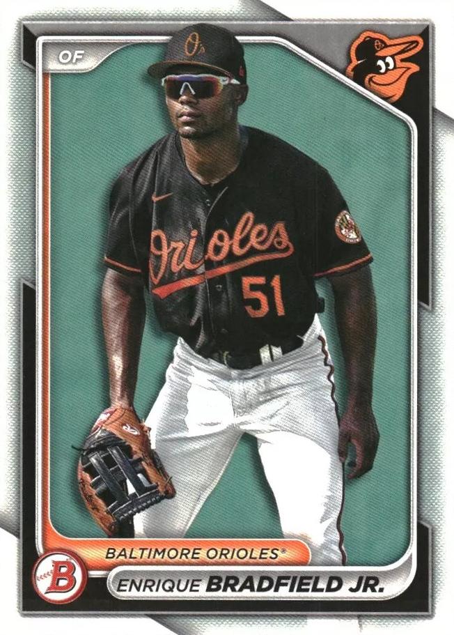 #BP-149 Enrique Bradfield Jr. - Baltimore Orioles - 2024 Bowman - Prospects Baseball