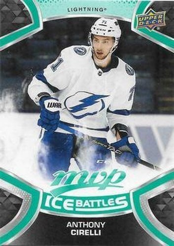 #149 Anthony Cirelli - Tampa Bay Lightning - 2021-22 Upper Deck MVP - Ice Battles Hockey