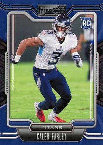 #149 Caleb Farley - Tennessee Titans - 2021 Panini Playbook Football