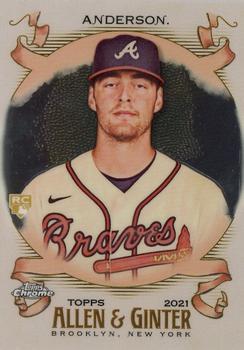 #149 Ian Anderson - Atlanta Braves - 2021 Topps Allen & Ginter Chrome Baseball
