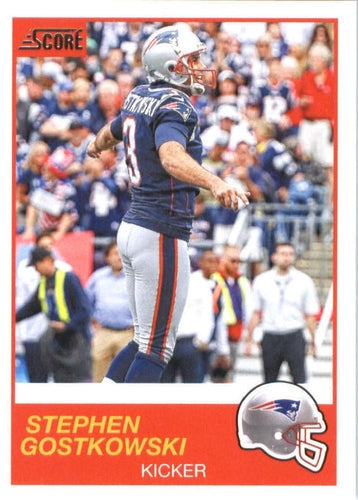#149 Stephen Gostkowski - New England Patriots - 2019 Score Football
