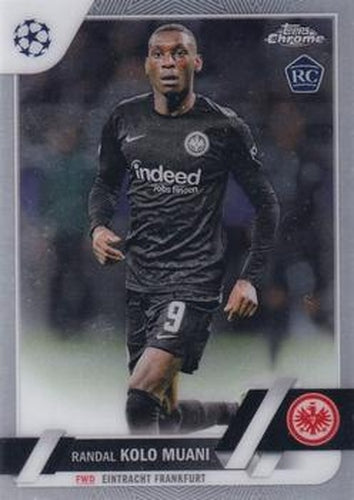 #149 Randal Kolo Muani - Eintracht Frankfurt - 2022-23 Topps Chrome UEFA Club Competitions Soccer