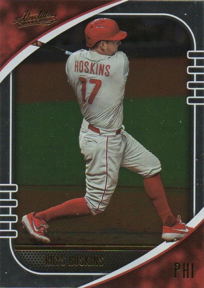 #14 Rhys Hoskins - Philadelphia Phillies - 2021 Panini Absolute Baseball