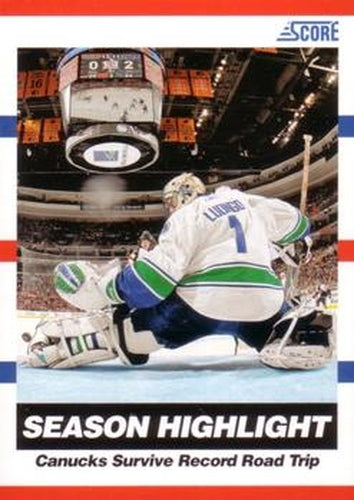 #14 Roberto Luongo - Vancouver Canucks - 2010-11 Score Hockey