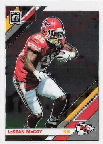 #14 LeSean McCoy - Kansas City Chiefs - 2019 Donruss Optic Football