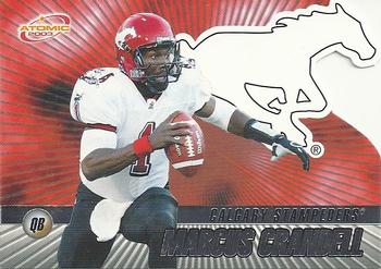 #14 Marcus Crandell - Calgary Stampeders - 2003 Pacific Atomic CFL Football