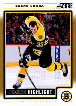 #14 Zdeno Chara - Boston Bruins - 2012-13 Score - Gold Rush Hockey