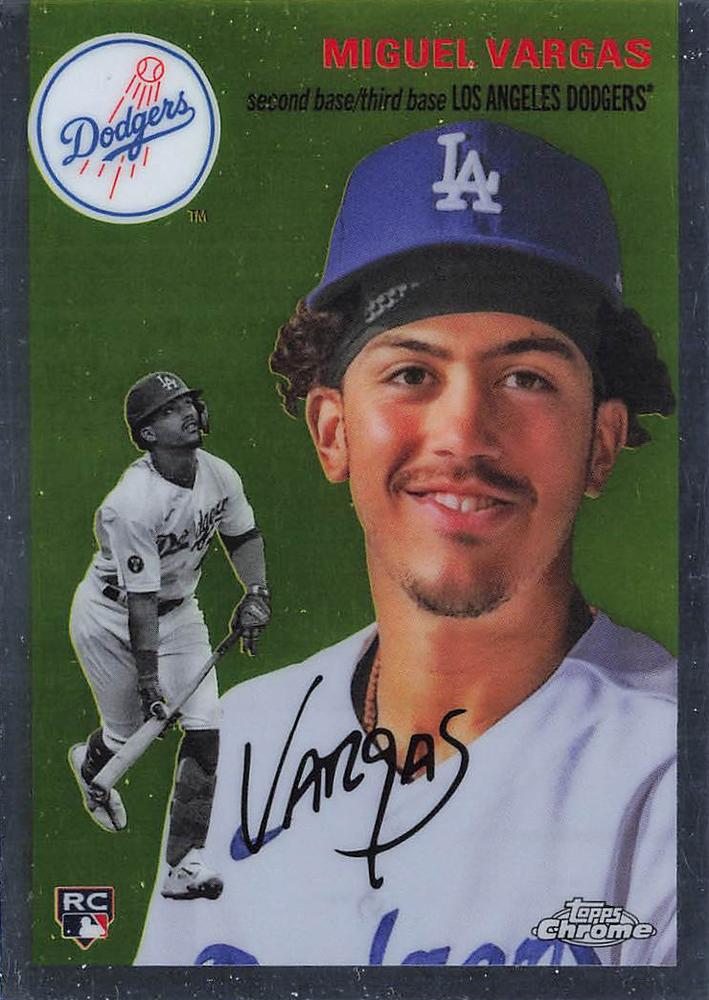 #14 Miguel Vargas - Los Angeles Dodgers - 2023 Topps Chrome Platinum Anniversary Baseball